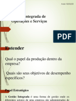 Gestão Integrada de Operações e Serviços Alunos