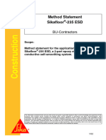 3 Sikafloor 235 ESD Method Statement