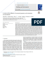 A Review of The Influence of Courtyard Geometry and Orientation On Microclimate