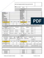 Flange Certificate