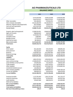 FIN440 Phase 2 Excel