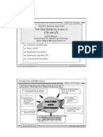 Test Case Design by Means of CTM and Cte