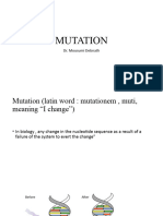 Mutation Chromosome Change in Number and Structure