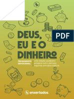 Caderno Devocional - Deus, Eu e o Dinheiro