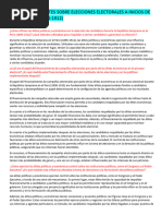 Analizamos Fuentes Sobre Elecciones Electorales A Inicios de La Républica