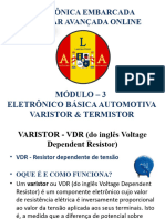 Eletrônica Embarcada Veicular Avançada Online Varistor