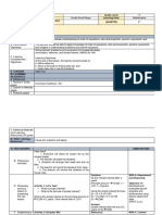 Grades 6 Detailed Lesson Plan