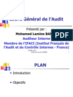 Cadre Général de L'audit - Master - CESAG - 2012