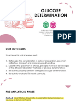 Glucose Determination