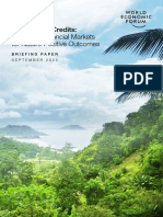 WEF Biodiversity Credit Market 2022