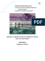 Portafolio 2 Diplomado Dignidad de La Persona, Integridad de La Familia, para Una Sana Convivencia