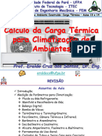 CAC - Aulas 13 e 14 - Cálculo de Carga Térmica - 2018