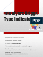 The Myers Briggs Type Indicator