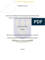 Challenges and Prospects of The Ghana Free Senior High School (SHS) Policy - The Case of SHS in Denkyembour District.