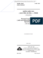 Precast Concrete Pipes (With and Without Reinforcement) - Specification