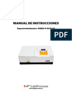 MANU - Espectrofotometro Onda V - Plus