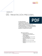 Tema 5 Tramitación Procesal