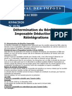 Détermination Du Bénéfice Imposable