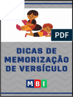 Dicas para Memorizar Versículos