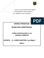 Modelo Presencial Sílabo Por Competencias: Curso