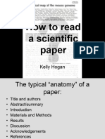 How To Read A Scientific Paper