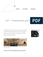 LST - Treinamento Sem Estresse - Diário Medicinal