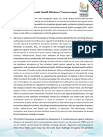 G-7 Ministros de Salud - Declaración