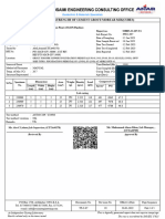 Compressive Strength of Cement Grout/Mortar Mix (Cubes)