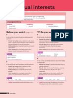 Four Corners Level 2 Unit 1 Unusual Interests Video Notes