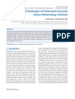 Prospects and Challenges of Underwater Acoustic Sensor Networking