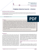 12.the Mechanisms of Sulphate Attack in Concrete - A Review MAMS - ms.ID.000206