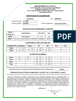 Certificado Altair 4X 00112484