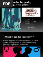 Gender Inequality