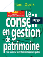 Le Conseil en Gestion de Patrimoine - 6e Édition