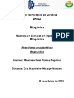 Resumen - Reacciones Anapleróticas y Regulación