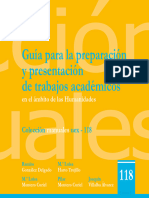 Guía para La Preparación y Presentación de Trabajos Académicos