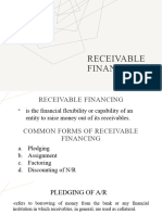 Receivable Financing