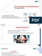 Chapter 1 Overview of Supply Chain Management (SCM)