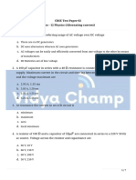 CBSE Test Paper-02 Class - 12 Physics (Alternating Current)