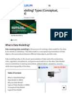 What Is Data Modelling - Types (Conceptual, Logical, Physical)