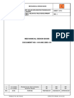 1416-MC-DBS-101 - Mechanical Design Basis - R1