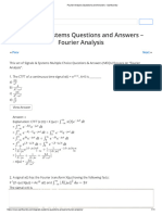 Fourier Analysis Questions and Answers - Sanfoundry