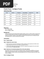 3.4.5 Packet Tracer - Configure Trunks PDF