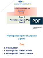 4 - Physiopathologie de L'appareil Digestif