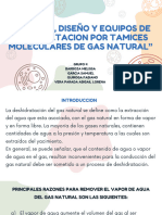 Proceso, Diseño y Equipos de Deshidratacion Por Tamices Moleculares de Gas Natural