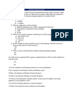 Written Test Exam Nutrition For MSF