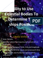 Ability To Use Celestial Bodies To Determine The Ships Position