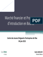 Marché Financier Et Processus D'introduction en Bourse