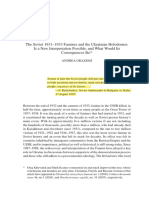 The Soviet 1931-1933 Famines and The Ukrainian Holodomor