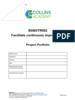 SA.2 - BSBSTR502 - Attachment 1 - Project Portfolio Template (Ver. 1)